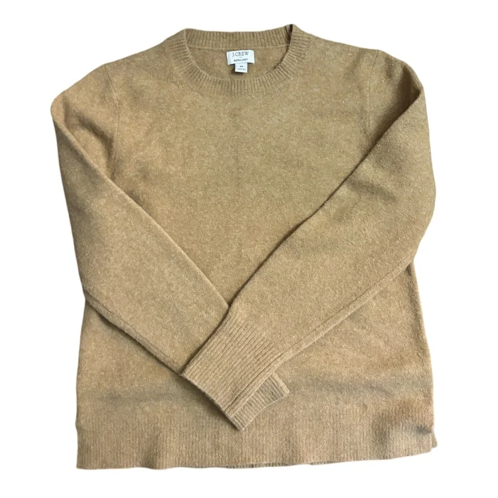 J Crew - Extra Soft Tan Sweater- Medium - Picture 1 of 4
